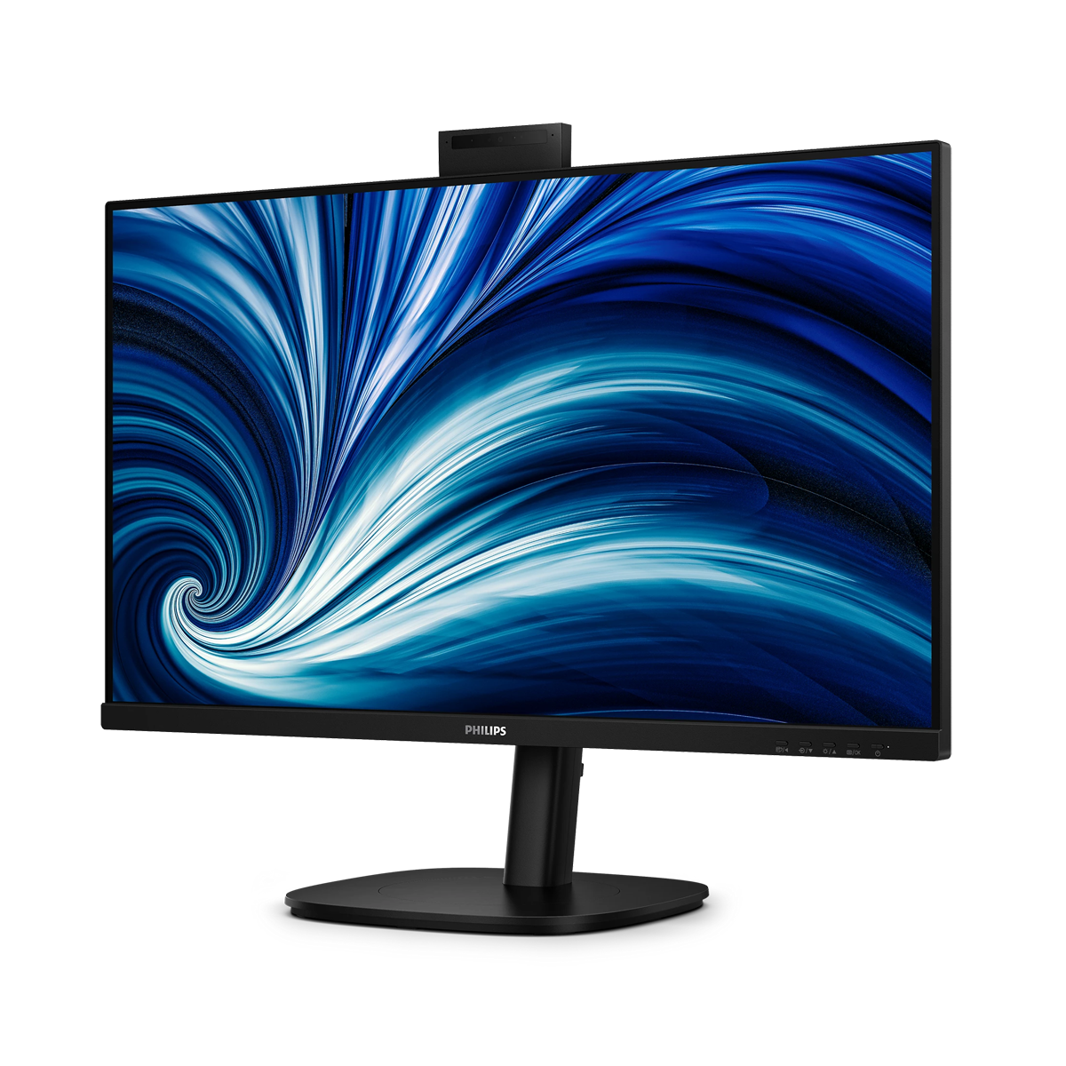 Philips 32B2U3601H Office Monitor 32 Zoll Quad HD Monitor, höhenverstellbar, Lautsprecher, Webcam, schwarz