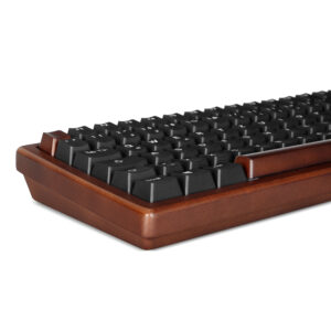 Sharkoon SGK50 S2 Wood PBT wired gaming keyboard with wooden case and high-quality PBT key caps