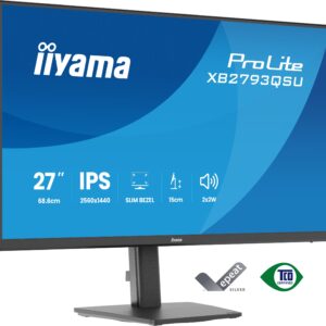 Iiyama ProLite XB2793QSU-B1 Office Monitor 27″ (68.6 cm) ,IPS, USB-Hub, 75Hz Bildwiederholrate