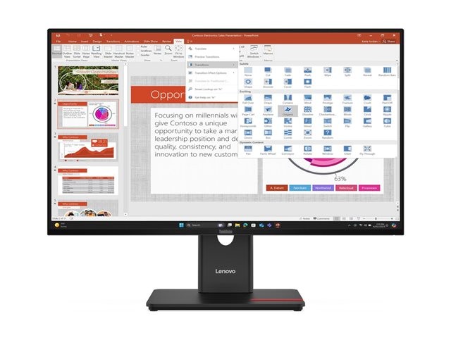 Lenovo ThinkVision T27-40 - LED-Monitor - Full HD (1080p) - 68.6 cm (27")