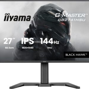 iiyama G-MASTER GB2741HSU-B1 – 27″ IPS Gaming Monitor, Full HD, 144 Hz, FreeSync, Height Adjustable