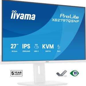 iiyama ProLite XB2797QSNP-W1 27″ IPS LCD – 68,6 cm (27″) 2560 x 1440 Pixel Quad HD Weiß