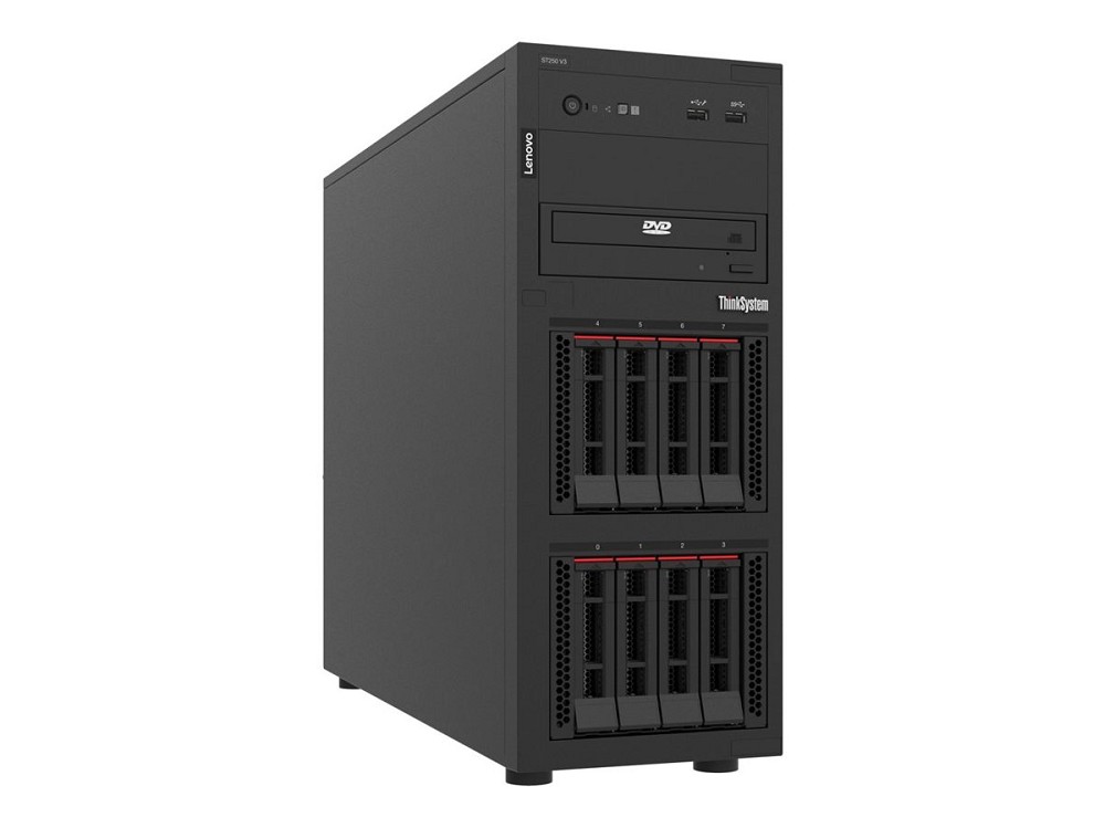 Lenovo ThinkSystem ST250 V3 - Server - Tower - 4U - 1-Weg - 1 x Xeon 6315P - RAM 16 GB - Hot-Swap 6.4 cm (2.5")