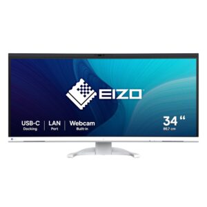 EIZO FlexScan EV3450XC-WT – With FlexStand – LED monitor – curved – 86.4 cm (34″)