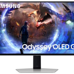 Samsung Odyssey G60SD computer screen 68.6 cm (27″) 2560 x 1440 Pixel Quad HD OLED Silver