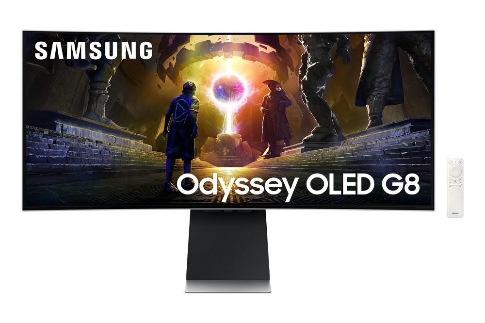 Samsung Odyssey OLED G8 S34DG850SU - G85SD Series - OLED-Monitor - gebogen - 86.4 cm (34") - HDR