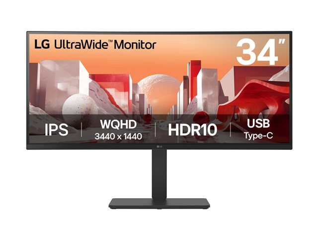 LG UltraWide 34BA75QE-B - LED-Monitor - gebogen - 86.72 cm (34") - HDR