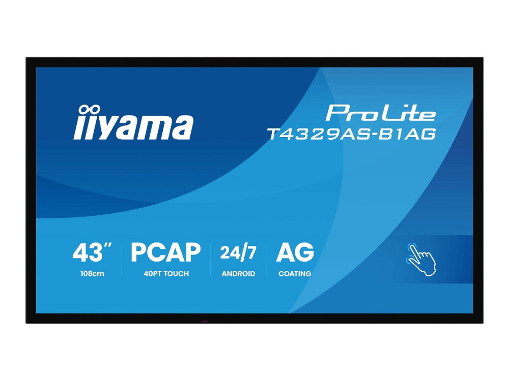 Iiyama ProLite T4329AS-B1AG – 109 cm (43″) Diagonal class (108 cm (42.5″)