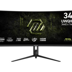MSI MAG 342CQRFDE E20 – LED-Monitor – Gaming – gebogen – 86.4 cm (34″)