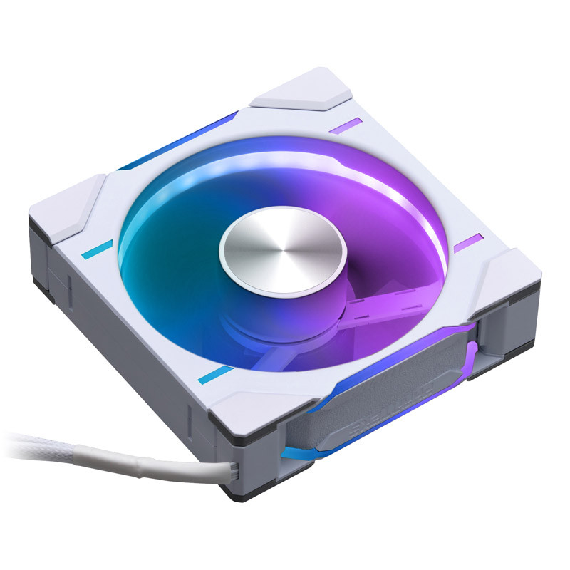 PHANTEKS D30 PWM Reverse Airflow D-RGB weiß | 3er-Pack 120mm Gehäuselüfter