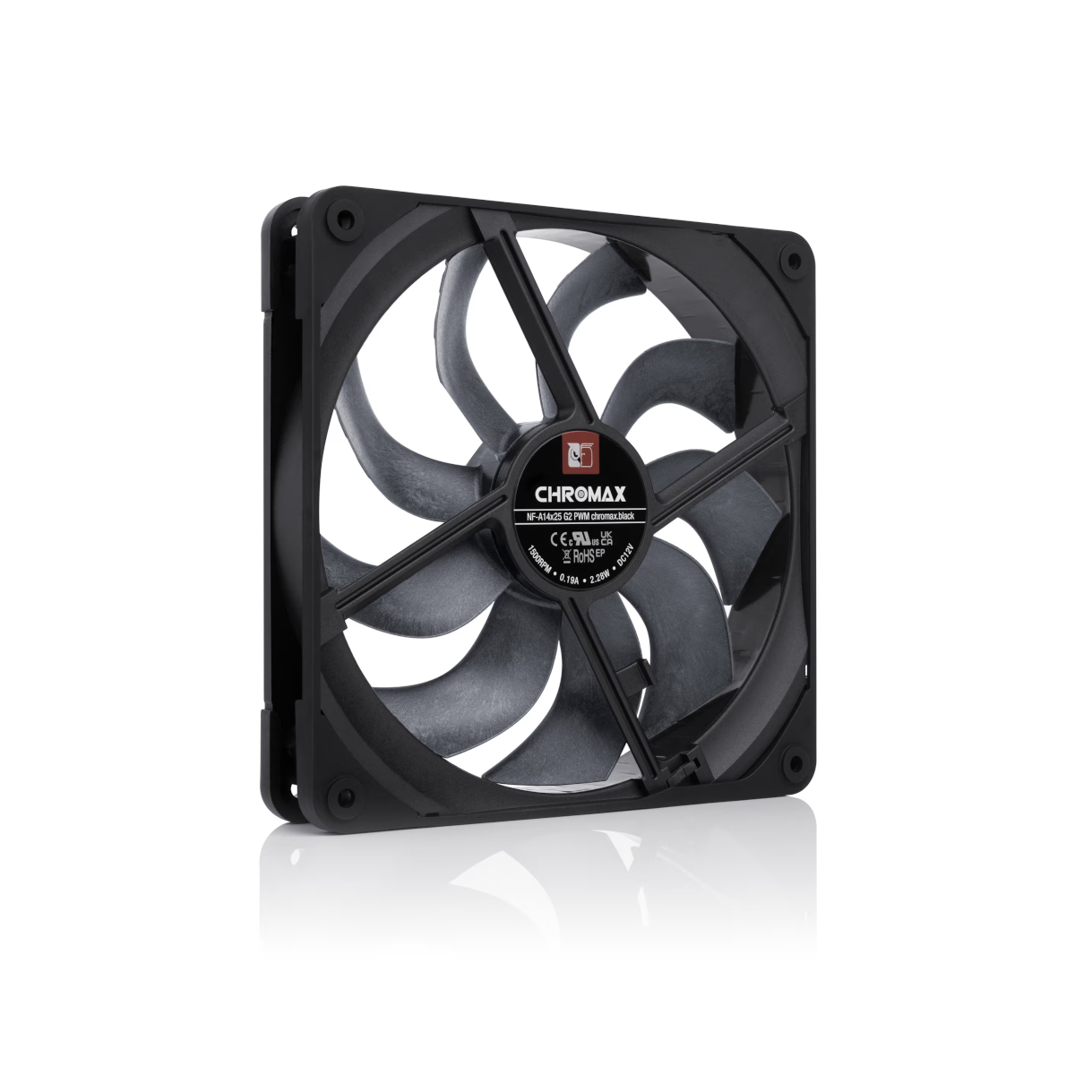 Noctua NF-A14x25 G2 PWM chromax.black | Gehäuselüfter