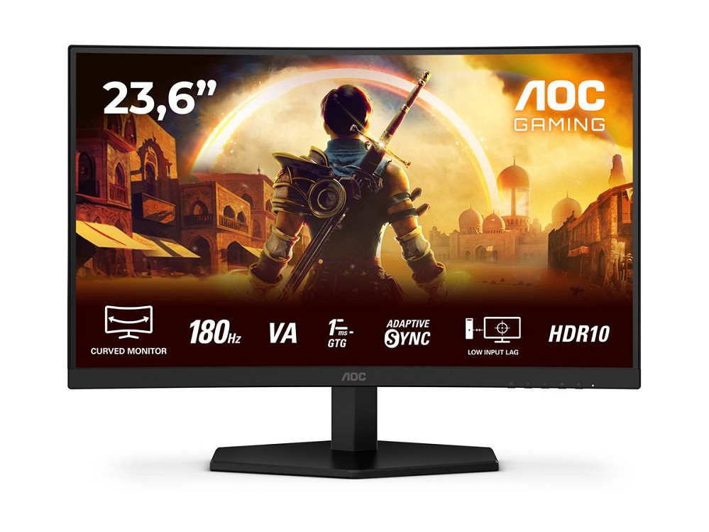 AOC Gaming C24G42E – LED monitor – curved – Full HD (1080p) – 61 cm (24″) – HDR