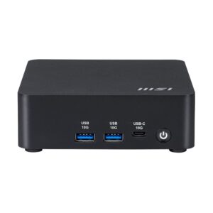 MSI Barebone Cubi NUC AI 1UMG-019BEU Intel Core Ultra 5 125H, Intel Grafik, 2x DDR5 SO-DIMM, 2x M.2, WIFI6E, BT 5.3, oOS