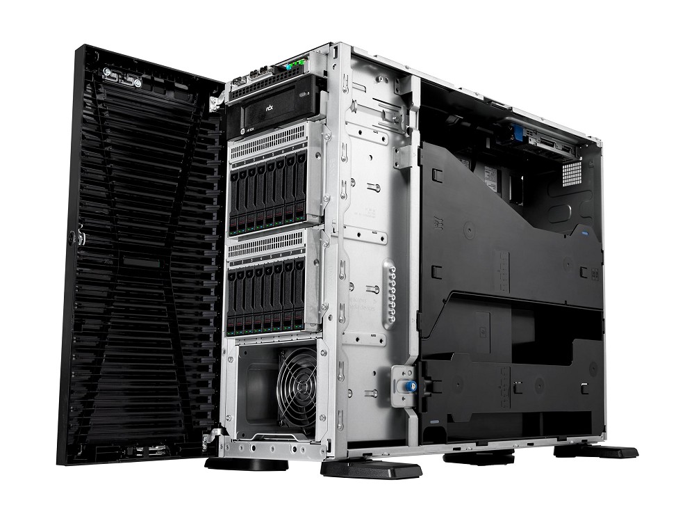 HPE ProLiant ML110 Gen11 – Tower – Xeon Silver 4510 2.4 GHz – 64 GB – SSD 2 x 480 GB