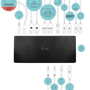 i-tec USB-C Quattro Display Docking Station mit Power Delivery 85W
