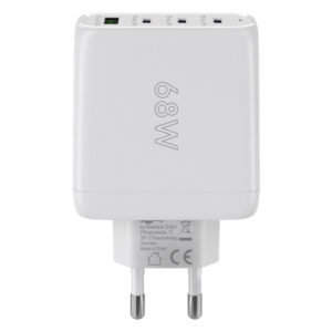 Goobay USB-C™ PD GaN Multiport-Schnellladegerät (68 W) weiß