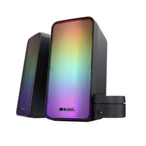 Trust Gaming GXT611 WEZZ ILLUMINATED SPEAKER SET, 2.0 Lautsprecherset, RGB Beleuchtung, Fernbedienung