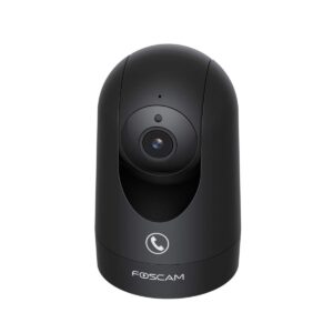 Foscam R8M Überwachungskamera Schwarz 8MP (3840×2160), WiFi 6 Dualband, Auto-Tracking, Radar-Erkennung, Sirene (100 dB), Notruftaste