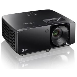 Optoma HZ41HDR Full HD Laser Beamer with 4,400 ANSI Lumen and App Compatible with 4K UHD and HDR, image settings adjustable via Smart App, 120Hz for