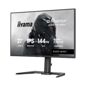 Iiyama GB2741QSU-B1 Gaming Monitor 27? QHD IPS Panel, 144 Hz, 1 ms MPRT, FreeSync and GSync compatible