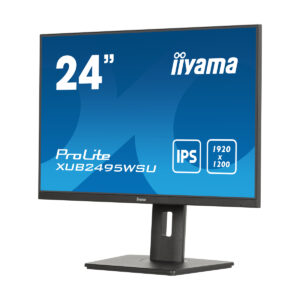 Iiyama ProLite XUB2495WSU-B7 Office Monitor 24″ WUXGA IPS, 75Hz, HDMI, DisplayPort, USB hub