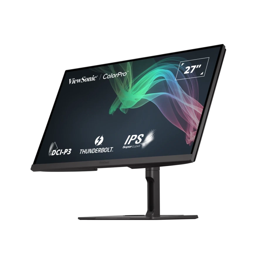 ViewSonic VP2776T-4K LED Fotografie Monitor 68,47 cm (27 Zoll) 98% DCI-P3, 100% sRGB, Pantone, USB-C Docking, 4K UHD, 16:9, 5ms, IPS, 400cd/m², 60Hz,