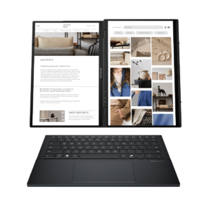 ASUS Zenbook Duo UX8406CA-QL194W – 14″ WUXGA OLED, Intel Core Ultra 9-285H, 32GB RAM, 1TB SSD, Intel Arc, Windows 11