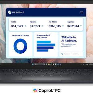 DELL PA13250 Copilot+ PC – 13,3″, Intel Core Ultra 5 238V, 32 GB RAM, 512 GB SSD, Windows 11 Pro, UK