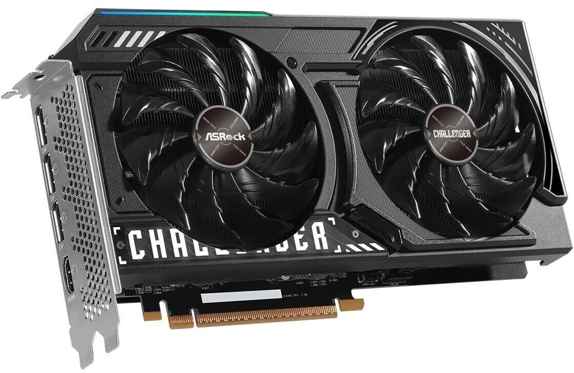 ASRock Arc B580 Challenger 12GB OC Grafikkarte - 12GB GDDR6, HDMI, DP, 2x DP