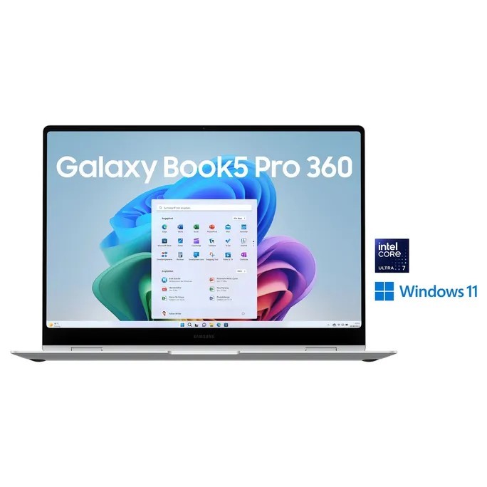 Samsung Galaxy Book5 Pro 360 - 16", Intel Core Ultra 7 258V, 32 GB RAM, 1 TB SSD, Windows 11 Home