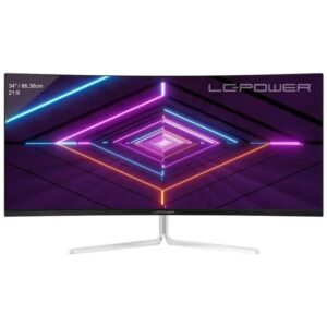 LC-Power M34-UWQHD-100-C-V3 – 34″ Curved VA Monitor, 3440 × 1440, 100 Hz