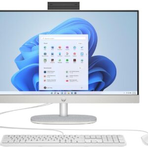 HP All-in-One 24-cr0006ng, Starry White, Ryzen 5 7520U, 16GB RAM, 512GB SSD