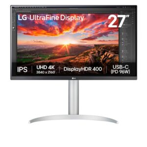 LG 27UP850K-W, 27″ 4K (UHD) IPS LED 16:9 60 Hz Office Monitor