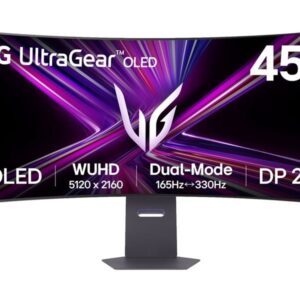 LG UltraGear 45GX950A-B – OLED monitor – curved – 114.3 cm (45″) – HDR