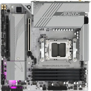 GIGABYTE B650M AORUS Elite AX ICE Mainboard Base AM5