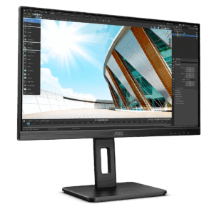 AOC U27P2CA 27 Zoll – 4K Office Monitor – 69 cm (27″) 4K UHD, Höhenverstellung