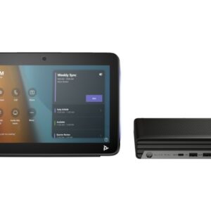 HP Mini IP Conference PC – Intel Core i7-13700T | 16 GB RAM | 256 GB SSD Windows 11 IoT Enterprise, Black