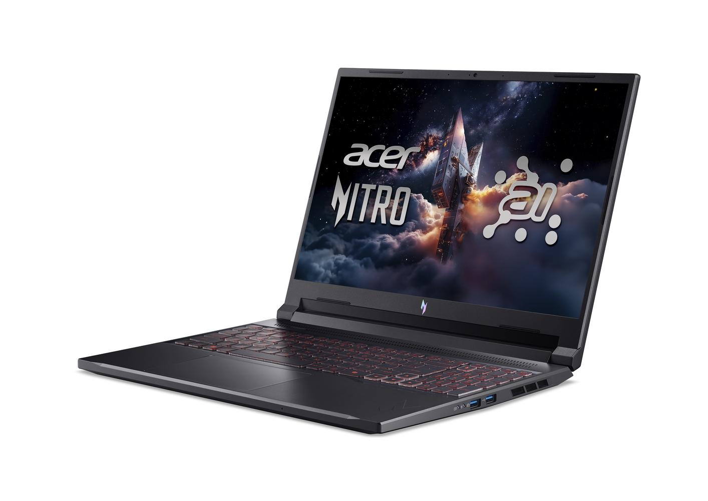 Acer Nitro V 16 AI (ANV16-42-R38V) Gaming 16" WQXGA, IPS, 180Hz, Ryzen 7-260 (16 TOPS), 16GB RAM, 1TB SSD, GeForce RTX5060, Linux (eShell)