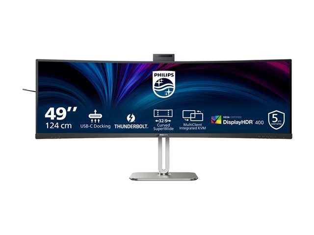 Philips 49B2U6903CH – 6000 Series – LED monitor – curved – 124.5 cm (49″) – HDR