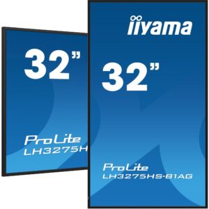 iiyama ProLite LH3275HS-B1AG 32″ Full HD Digital Signage Display, IPS, 24/7 Betrieb, Android 11, 500 cd/m², HDMI