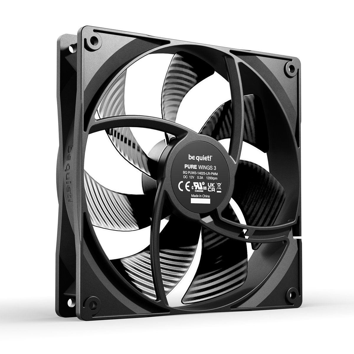 be quiet! PURE WINGS 3 140mm PWM 3er-Pack | Gehäuselüfter