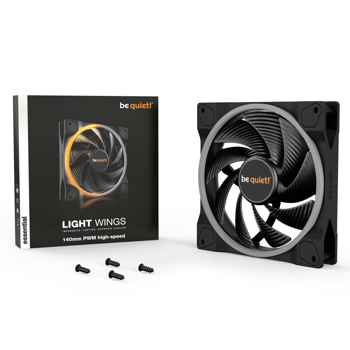 be quiet! LIGHT WINGS 140mm PWM high-speed | Housing fan