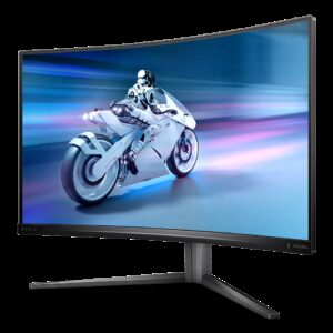 Philips Evnia 32M2C5500W 32 inch QHD Curved Gaming Monitor, 0,5 ms MPRT, 240 Hz, FreeSync Prem. Pro., HDR400 (2560×1440, HDMI, DisplayPort, USB Hub) g