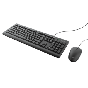 TRUST Primo Keyboard & Mouse set, wired, it QWERTZ layout, liquid protected