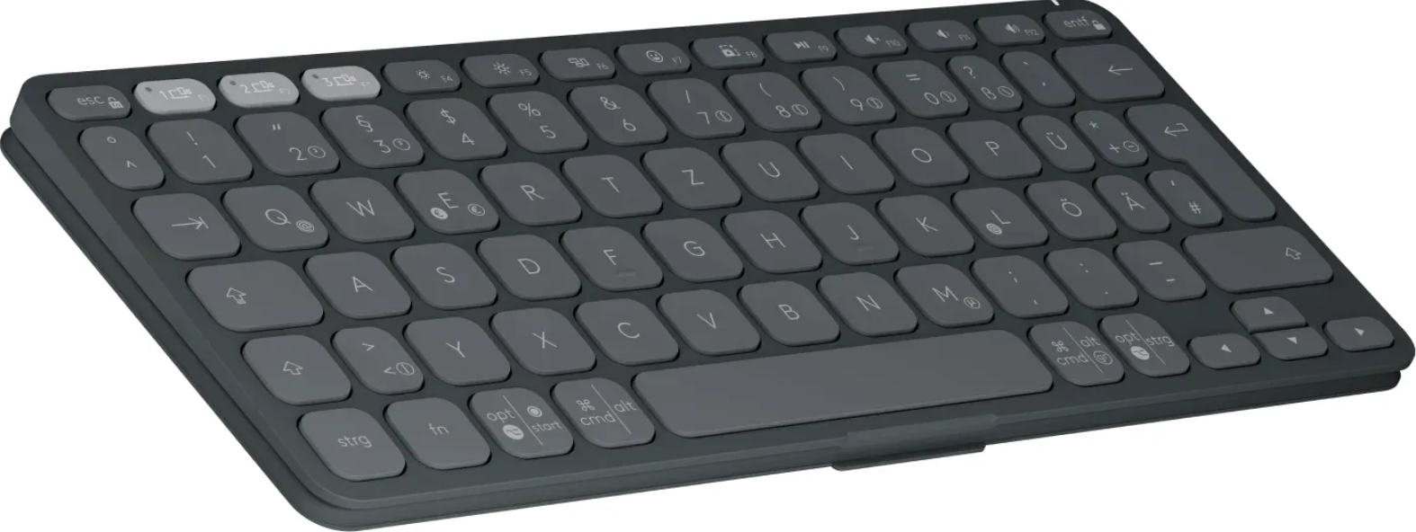 Logitech KEYS-TO-GO 2 keyboard, wireless integrated cover, Bluetooth LE, DE layout