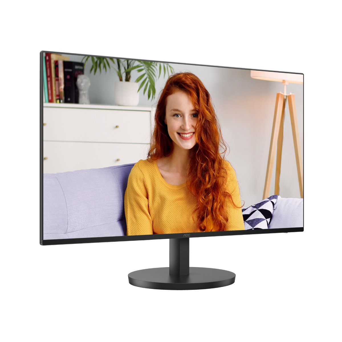 AOC 24B3HA2 24 Zoll Full HD Monitor, eingeb. Lautsprecher (1920x1080, 100 Hz, VGA, HDMI 1.4) schwarz