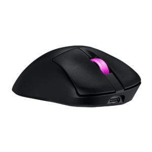 ASUS ROG Keris II Origin Wireless ergonomic gaming mouse, 65g lightweight, 3-zone RGB lighting, black