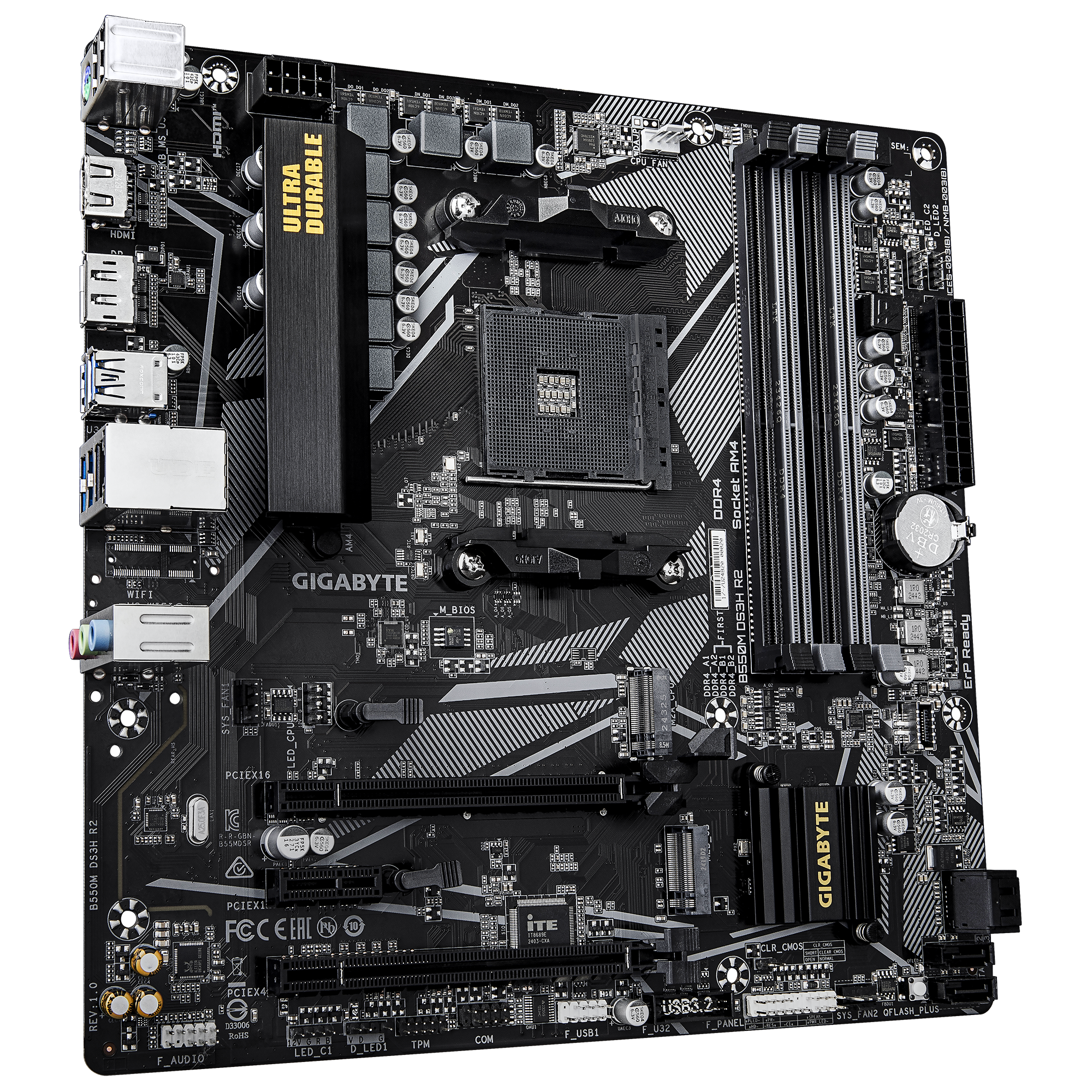 Gigabyte B550M DS3H Rev. 2 Mainboard Sockel AM4