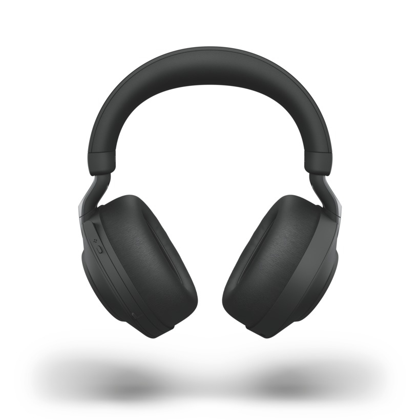 Jabra Evolve2 85 headset, stereo, wireless, black Bluetooth, incl. Link 380 USB-A, UC platforms compatible