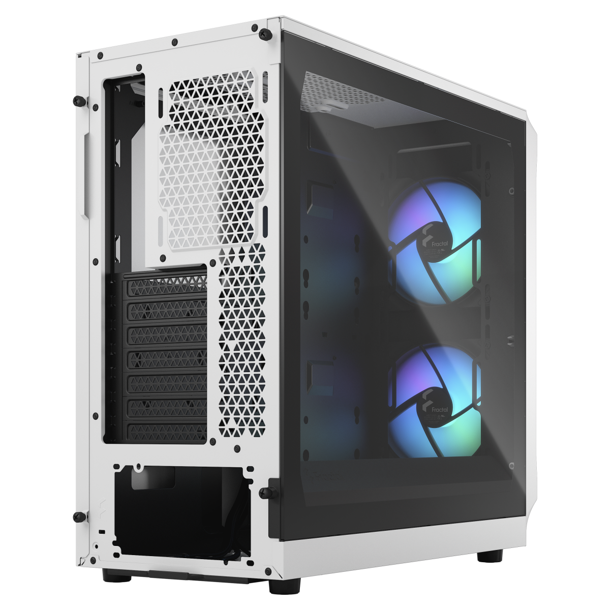 Fractal Design Focus 2 RGB White TG | PC-Gehäuse
